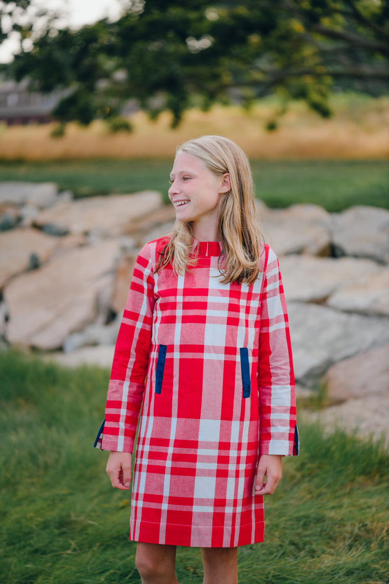 Red Plaid Scarlett Dress